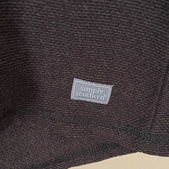 NWT Simply Southern Men’s 1/4 Zip Pullover Sweater - Picture 4 of 5